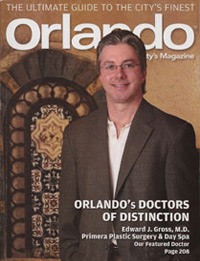 Orlando magazine doctors of distinction featuring Dr. Gross