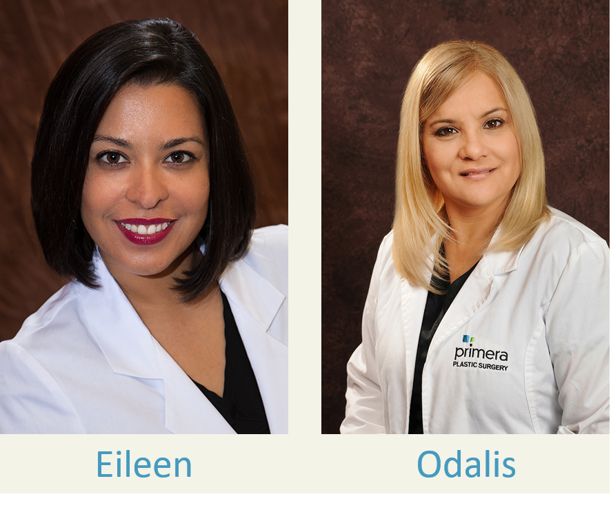 Eilieen and Odalis injectables team