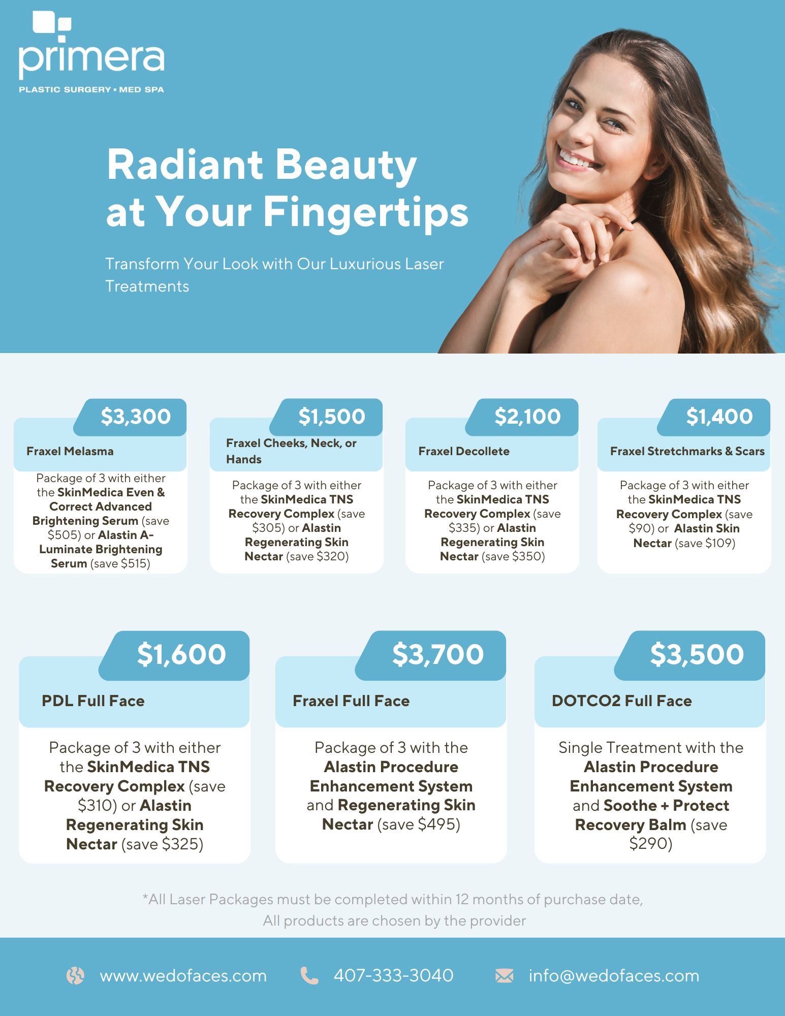 Primera's Signature Laser Packages